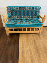 Double Sedir Cushion Aqua with Chair