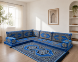 Blue Palace L-Shaped Arabian Majlis