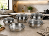 Korkmaz Tombik 9 Piece Stainless Steel Cookware Set