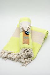 Turkish Cotton Towel - Neon Green