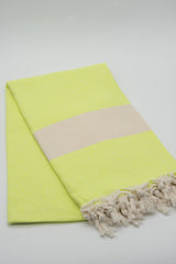 Turkish Cotton Towel - Neon Green