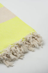 Turkish Cotton Towel - Neon Green