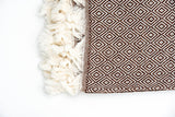 Turkish Cotton Towel - Brown