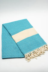 Turkish Cotton Towel - Blue