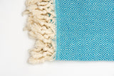 Turkish Cotton Towel - Blue