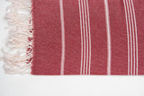 Turkish Cotton Towel - Maroon Sultan Series