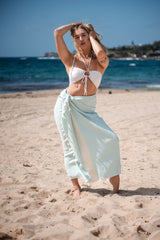 Turkish Cotton Towel - Aqua