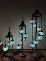 Turkish Floor Lamp with 7 Globes - C3B