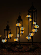Turkish Floor Lamp with 3 Globes - RY