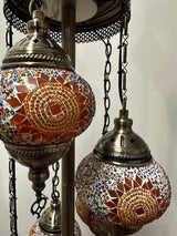Turkish Floor Lamp with 3 Globes - RY