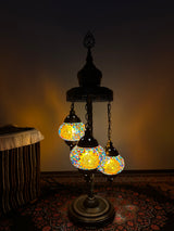 Turkish Floor Lamp with 3 Globes - RY