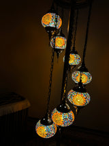 Turkish Floor Lamp with 7 Globes - RY