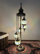 Turkish Floor Lamp with 5 Globes - RDM2