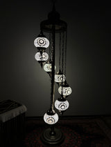 Turkish Floor Lamp with 7 Globes - M40