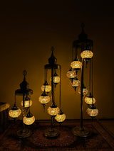 Turkish Floor Lamp with 5 Globes - C3Y