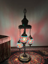 Turkish Floor Lamp with 3 Globes - FC