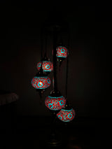 Turkish Floor Lamp with 5 Globes - FC