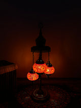 Turkish Floor Lamp with 3 Globes - FO