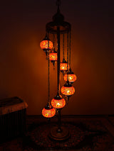 Turkish Floor Lamp with 7 Globes - FO