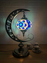 Crescent Moon Lamps - Blue 1