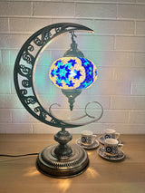 Crescent Moon Lamps - Blue 1