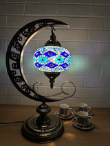 Crescent Moon Lamps - Blue 3