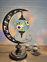 Crescent Moon Lamps - Colourful 2