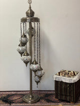 Turkish Floor Lamps 7 Pieces - White Star