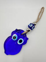 Evil Eye Wall Hanging Owl