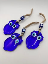 Evil Eye Wall Hanging Owl