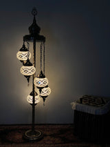 Turkish Floor Lamps 5 Pieces - White Dream