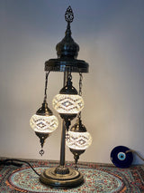 Turkish Floor Lamps 3 Pieces - White