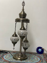 Turkish Floor Lamps 3 Pieces - White