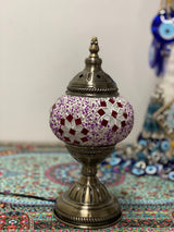 Table Lamps - Pink Red Flower