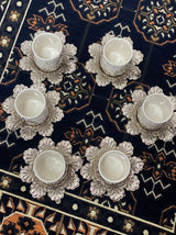 Sena Porcelain Turkish Coffee Set 12 Pieces