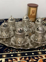 Sena Coffee Set - 12 Pieces with Tray