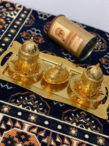 Sena Turkish Coffee Set - Double Golden