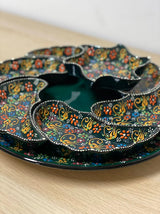 Ceramic Dip Set - Dark Green