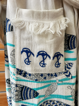 Sea Muslin Kimono
