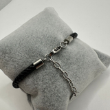 Hypoallergenic Titanium&Leather Bracelet – IAB-B1