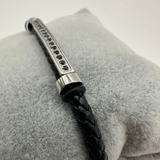 Hypoallergenic Titanium&Leather Bracelet – IAB-B1