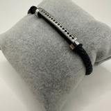 Hypoallergenic Titanium&Leather Bracelet – IAB-B1