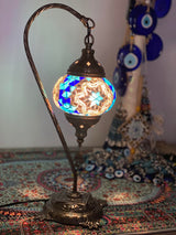 Swan Lamps - Blue Dream