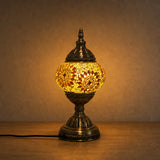 Table Lamps - The Gold Flower — lit