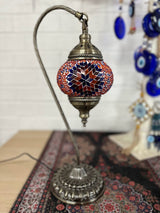 Swan Lamps Mosaics - Multicolour Blue Star
