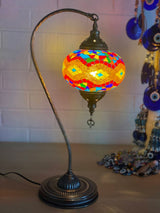 Large Swan Lamp - Multi Traditional