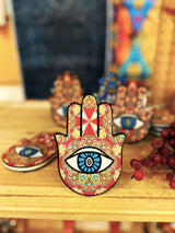 Hamsa Hand - Orange & Yellow