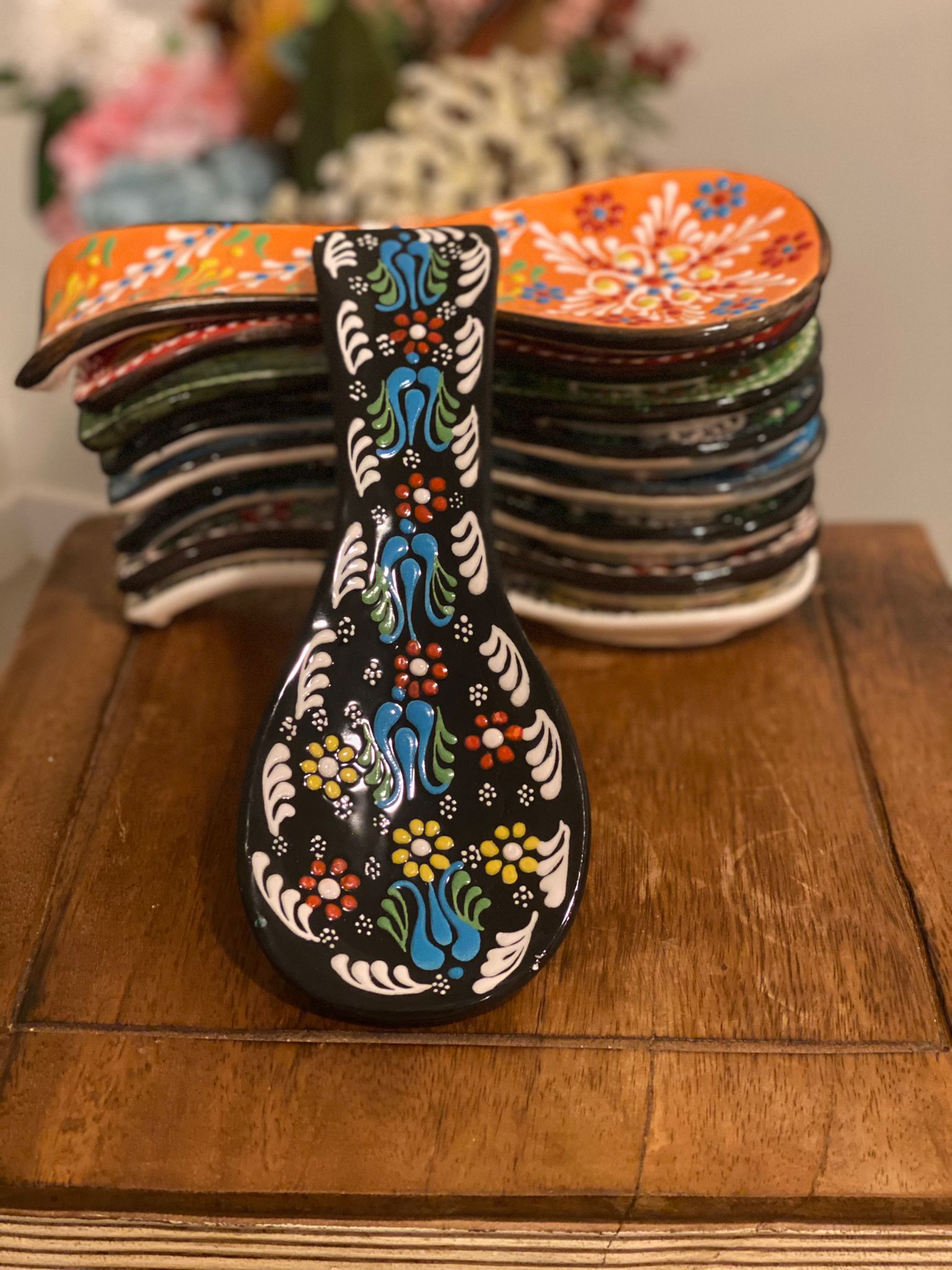 Spoon Holder Black Istanbul Authentic Bazaar