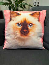 Cat Photos Printed Cushion Covers 17'x17'