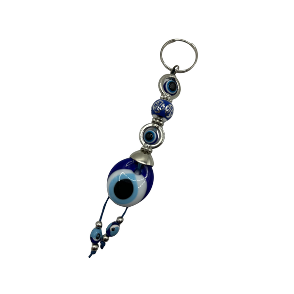 Handmade Beaded Keychain – Nazar Charm (10PCS)